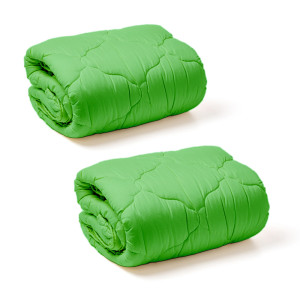 Лятна олекотена завивка 1+1 в зелено