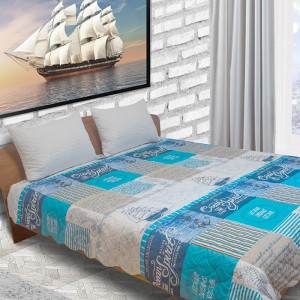 Микрофибърно покривало за спалня Океански дух