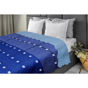 Двулицево шалте от микрофибър - Леден