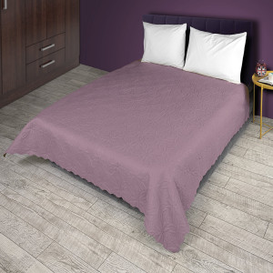 Лилава кувертюра от микрофибър
