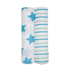 Памучни бебешки пелени 2 броя - Б 45