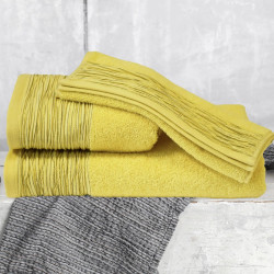 Кърпа от египетски памук Aida 70х140 см. - Жълто