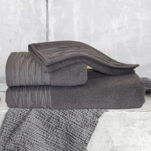 Кърпа от египетски памук Aida 30х50 см. - Сиво Кърпа от египетски памук Aida 30х50 см. - Сиво