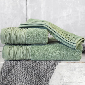 Кърпа от египетски памук Aida 30х50 см. - Зелено Кърпа от египетски памук Aida 30х50 см. - Зелено