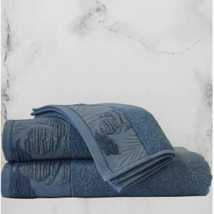 Кърпа от египетски памук Iris 30х50 см. - Синьо Кърпа от египетски памук Iris 30х50 см. - Синьо