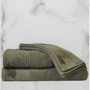 Кърпа от египетски памук Iris 30х50 см. - Зелено Кърпа от египетски памук Iris 30х50 см. - Зелено