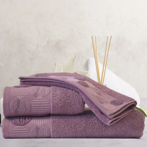 Кърпа от египетски памук Mel 30х50 см. - Люляк Кърпа от египетски памук Mel 30х50 см. - Люляк