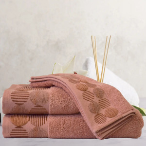 Кърпа от египетски памук Mel 30х50 см. - Оранжево Кърпа от египетски памук Mel 30х50 см. - Оранжево