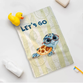 Детска кърпа Turtle with glasses
