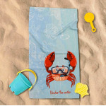 Плажна кърпа за деца Crab