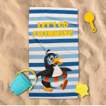 Плажна кърпа за деца Penguin