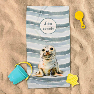 Плажна кърпа за деца Seal
