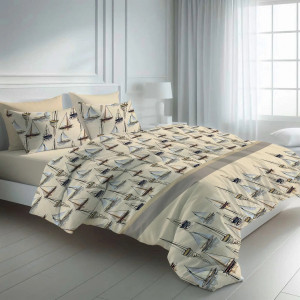 5 части спално бельо Meko Boats 5 части спално бельо Meko Boats