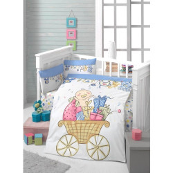 Бебешки спален комплект от Ранфорс - Бебешка количка