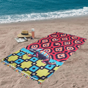 Плажна кърпа Хамелеон 100х170 см. Плажна кърпа Хамелеон 100х170 см.