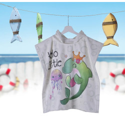 Детско пончо Делфин L