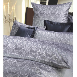 Лукс двойно спално бельо Сива Перла от Мако сатен