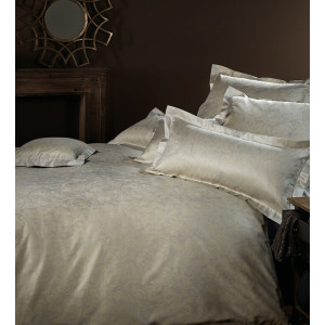 Лукс двойно спално бельо Крем от Мако сатен