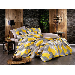 Олекотен спален комплект Ритъм - Сатениран ранфорс