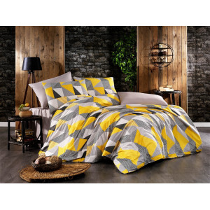 Олекотен спален комплект Ритъм - Сатениран ранфорс