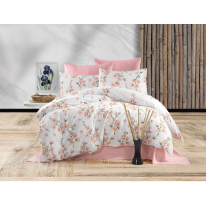 Олекотен спален комплект Сакура - Сатениран ранфорс