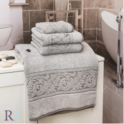 Хавлиена кърпа Михаела 30х50 см. - сиво