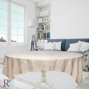 Непромокаема покривка за маса Beige - 160х220 см. Непромокаема покривка за маса Beige - 160х220 см.