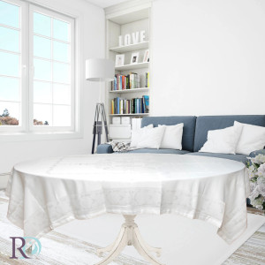 Непромокаема покривка за маса White - 160х220 см. Непромокаема покривка за маса White - 160х220 см.