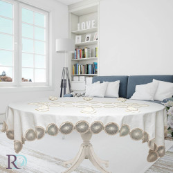 Комплект покривка със салфетки Luna 160х260 см. - Ринг