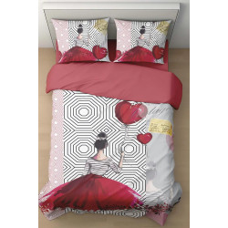 Единично спално бельо Heart