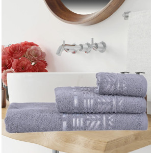 Луксозна хавлиена кърпа Sheid 70х140 см. - Сиво