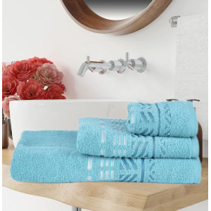 Луксозна хавлиена кърпа Sheid 70х140 см. - Петрол