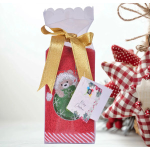 Модерна коледна кърпа Red Bear Модерна коледна кърпа Red Bear