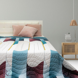 Цветна олекотена завивка Illusion - 150х220 см.