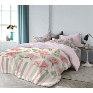 Единичен спален комплект Деко - Ранфорс