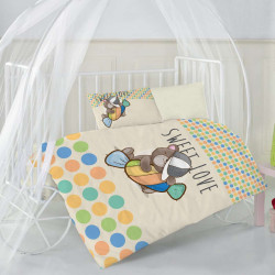 Бебешки спален комплект от Ранфорс - Бонбон