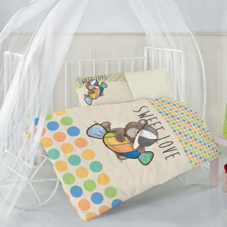 Бебешки спален комплект от Ранфорс - Бонбон