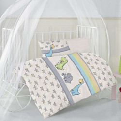 Бебешки спален комплект от Ранфорс - Динос