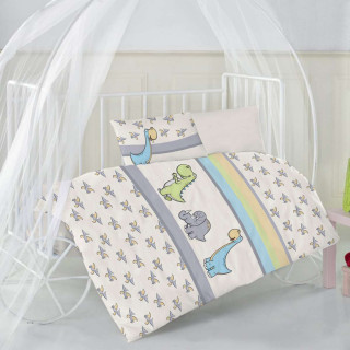 Бебешки спален комплект от Ранфорс - Динос