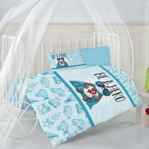 Бебешки спален комплект от Ранфорс - Супер герой