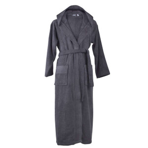 Халат за баня в цвят графит - Елегант Халат за баня в цвят графит - Елегант