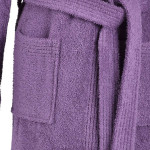 Халат за баня в лилав цвят - Меми