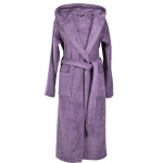 Халат за баня в лилав цвят - Меми