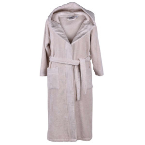 Ххалат за баня в цвят екрю - Свежест Ххалат за баня в цвят екрю - Свежест