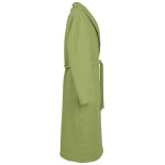 Вафлен халат за баня в зелен цвят - 100% Памук