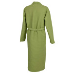 Вафлен халат за баня в зелен цвят - 100% Памук