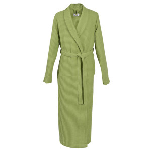 Вафлен халат за баня в зелен цвят - 100% Памук Вафлен халат за баня в зелен цвят - 100% Памук
