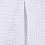 Вафлен халат за баня в бял цвят - 100% Памук
