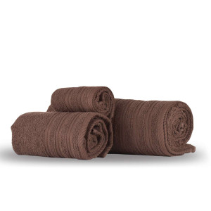 Памучна хавлиена кърпа в кафяво 30/50 - Алекс Памучна хавлиена кърпа в кафяво 30/50 - Алекс