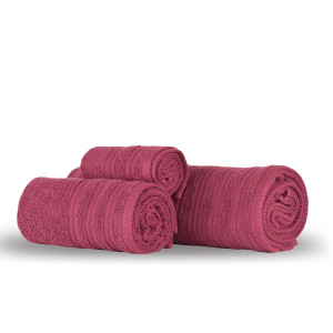 Памучна хавлиена кърпа в малиново 30/50 - Алекс Памучна хавлиена кърпа в малиново 30/50 - Алекс